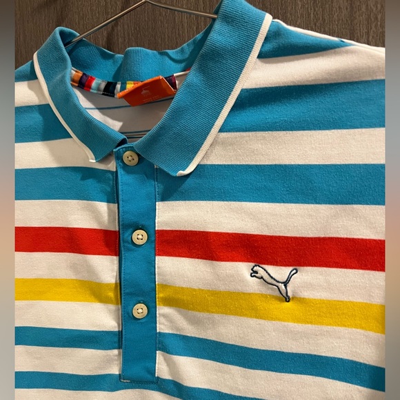 PUMA sportlifestyle GOLF Polo Size Large - Picture 2 of 3